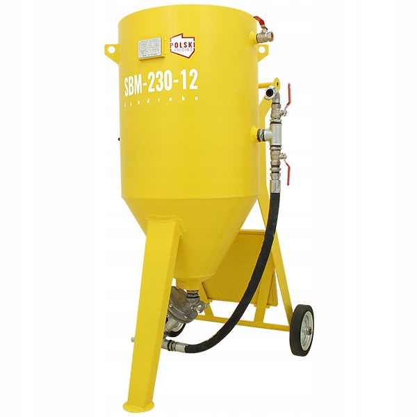 POLSKA MOBILNA PIASKARKA CIŚNIENIOWA 230LITRÓW 12BAR Marka Land Reko