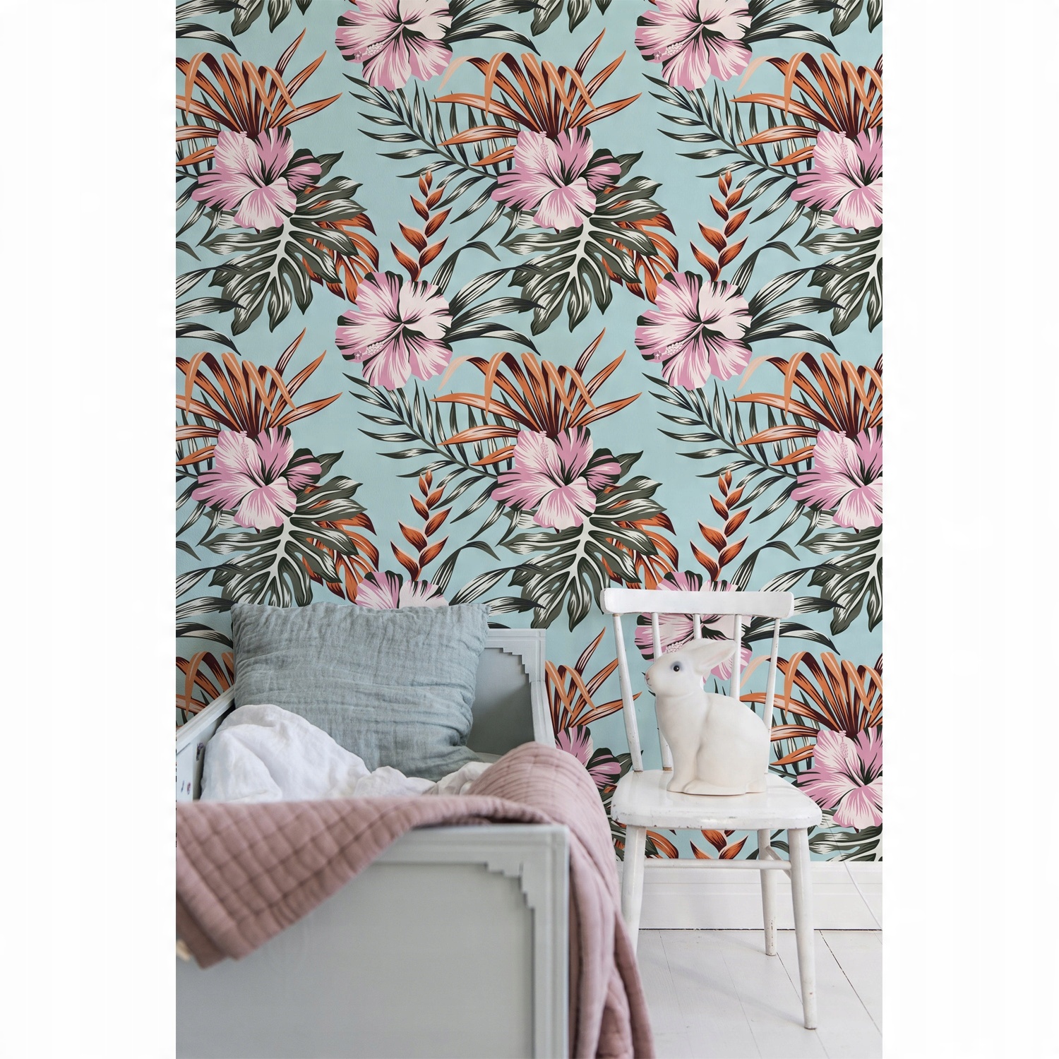 

Fototapeta ścienna Różowe kwiaty hibiskusa 250x250
