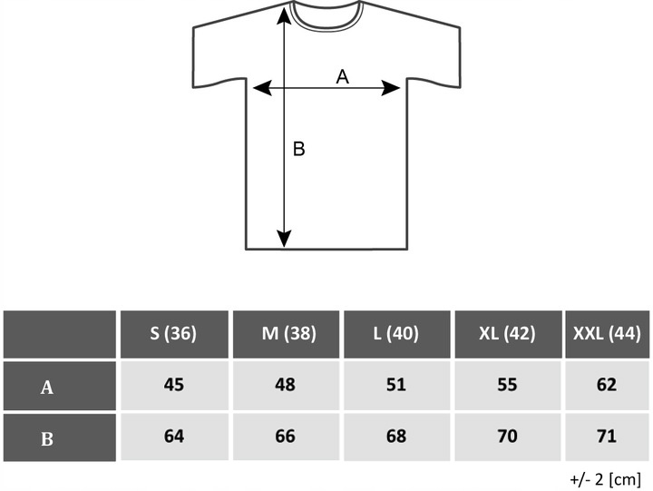 Koszulka damska BLASK ZAJEBISTOSCI WIEDZMA c L Wzór dominujący print (nadruk)