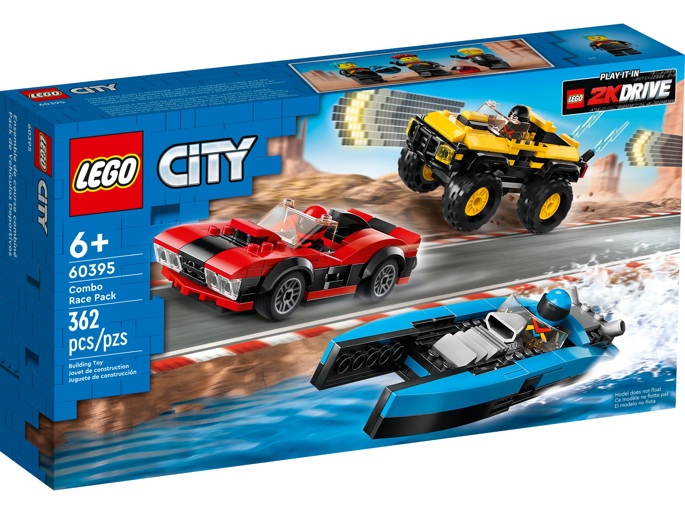 Lego 60395 City Velký závodní set Nové kostky