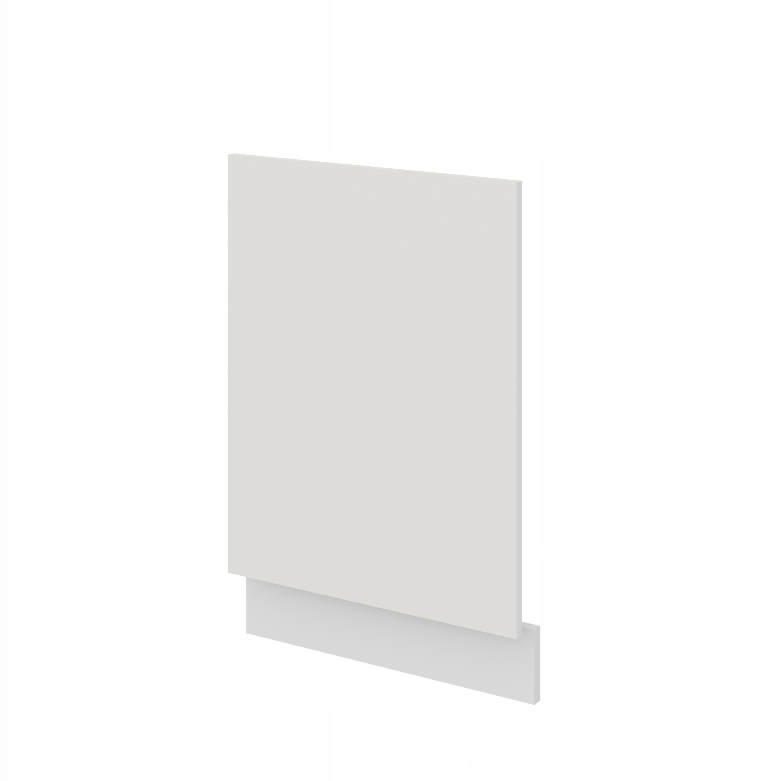 Panel pro vestavbu do myčky nádobí 45, přední část pro vestavbu 570 x 446 mm, bílá matná barva