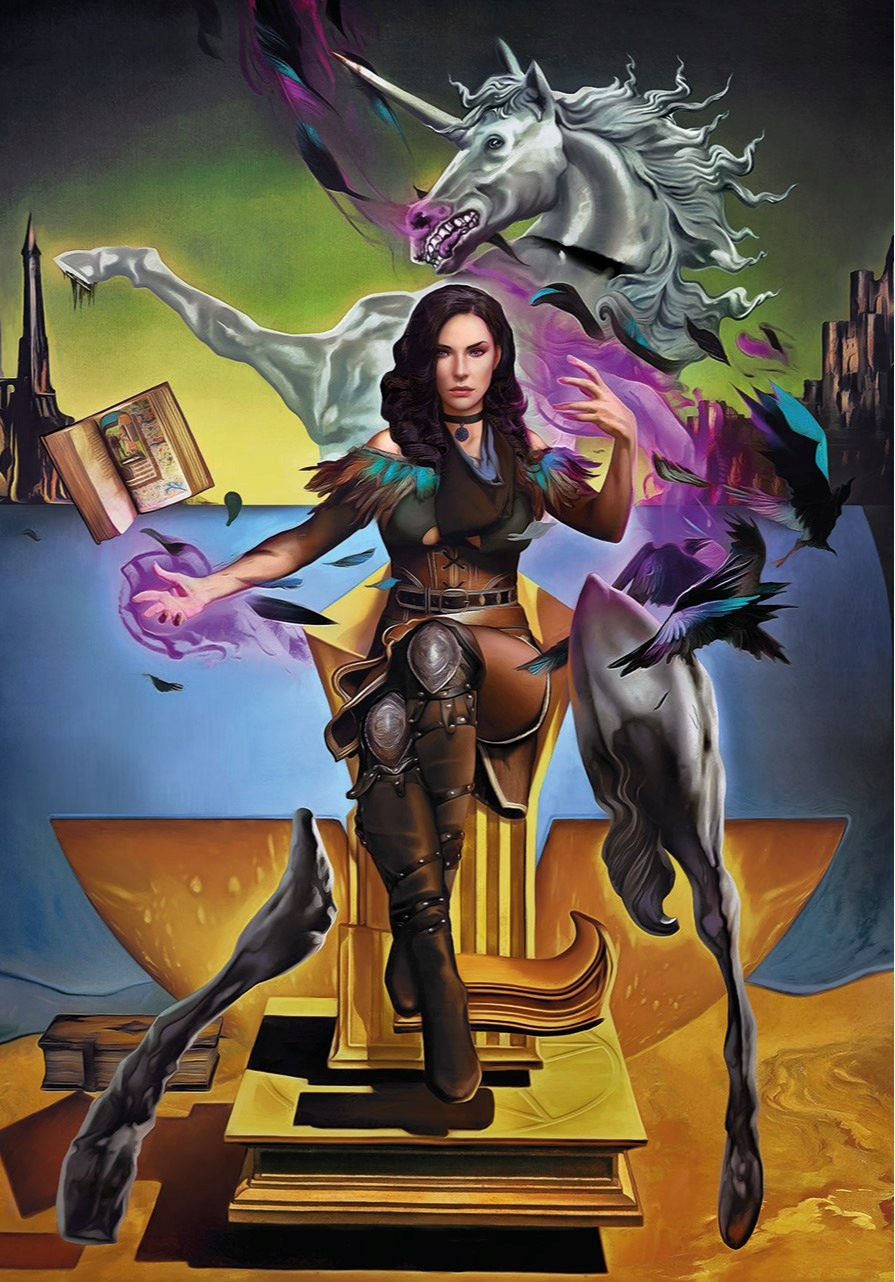 Obraz Zaklínač Dali Yennefer