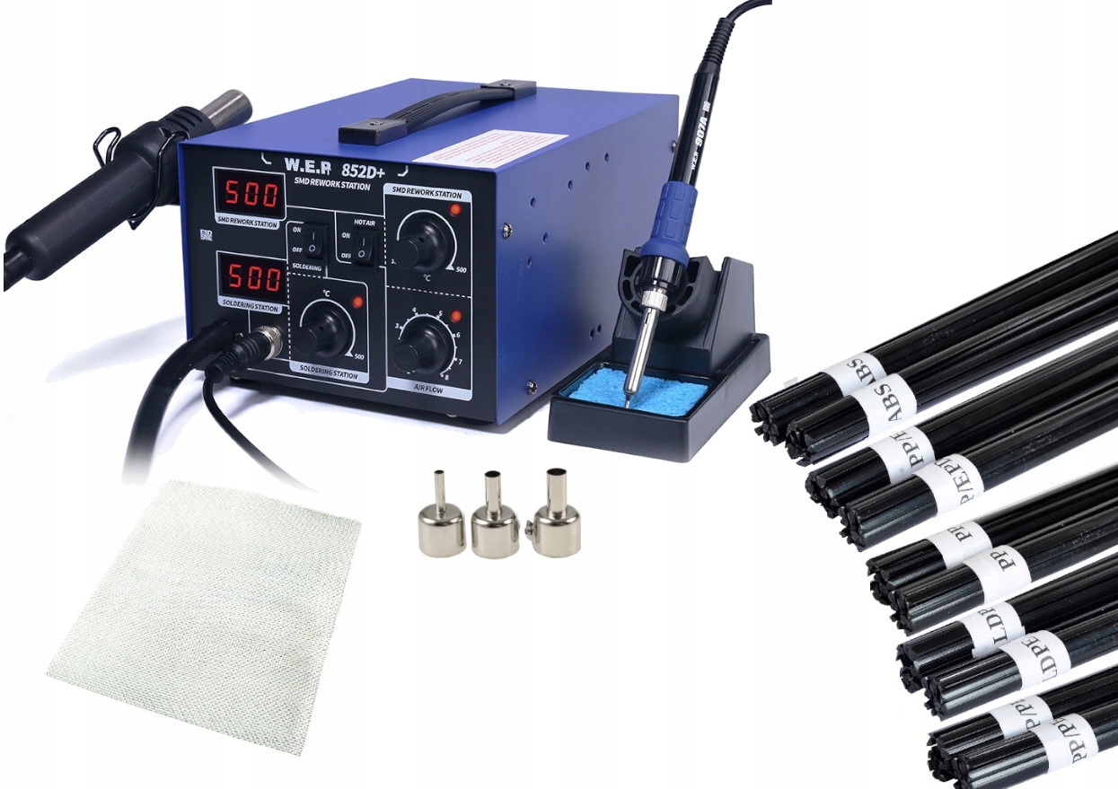 SPAWARKA DO PLASTIKU WEP 852D+ +SPOIWA SIATKA