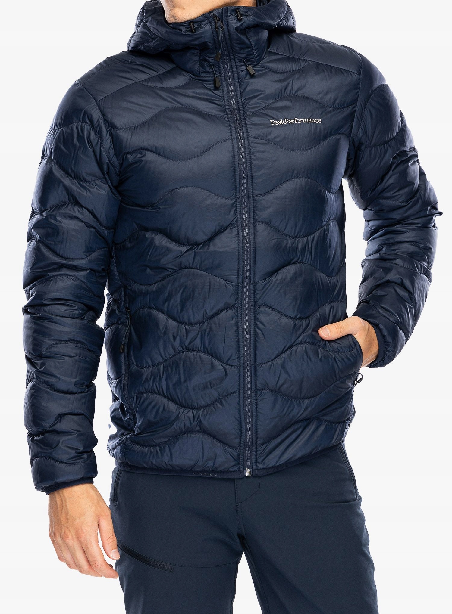 Kurtka puchowa Peak Performance Helium Down Hood Jacket blue shadow L