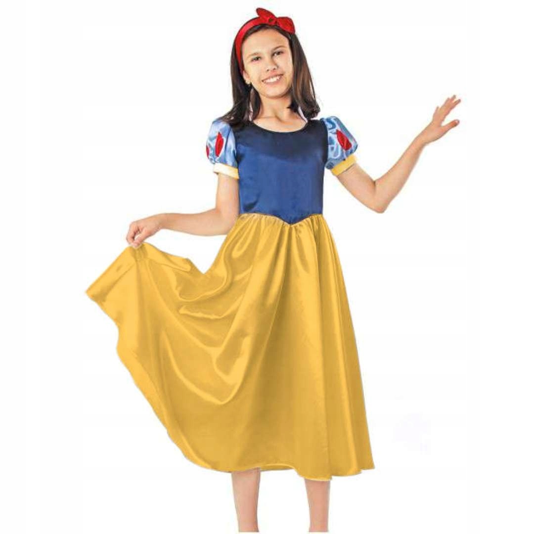 STRÓJ KRÓLEWNA ŚNIEŻKA księżniczka KOSTIUM 110/116