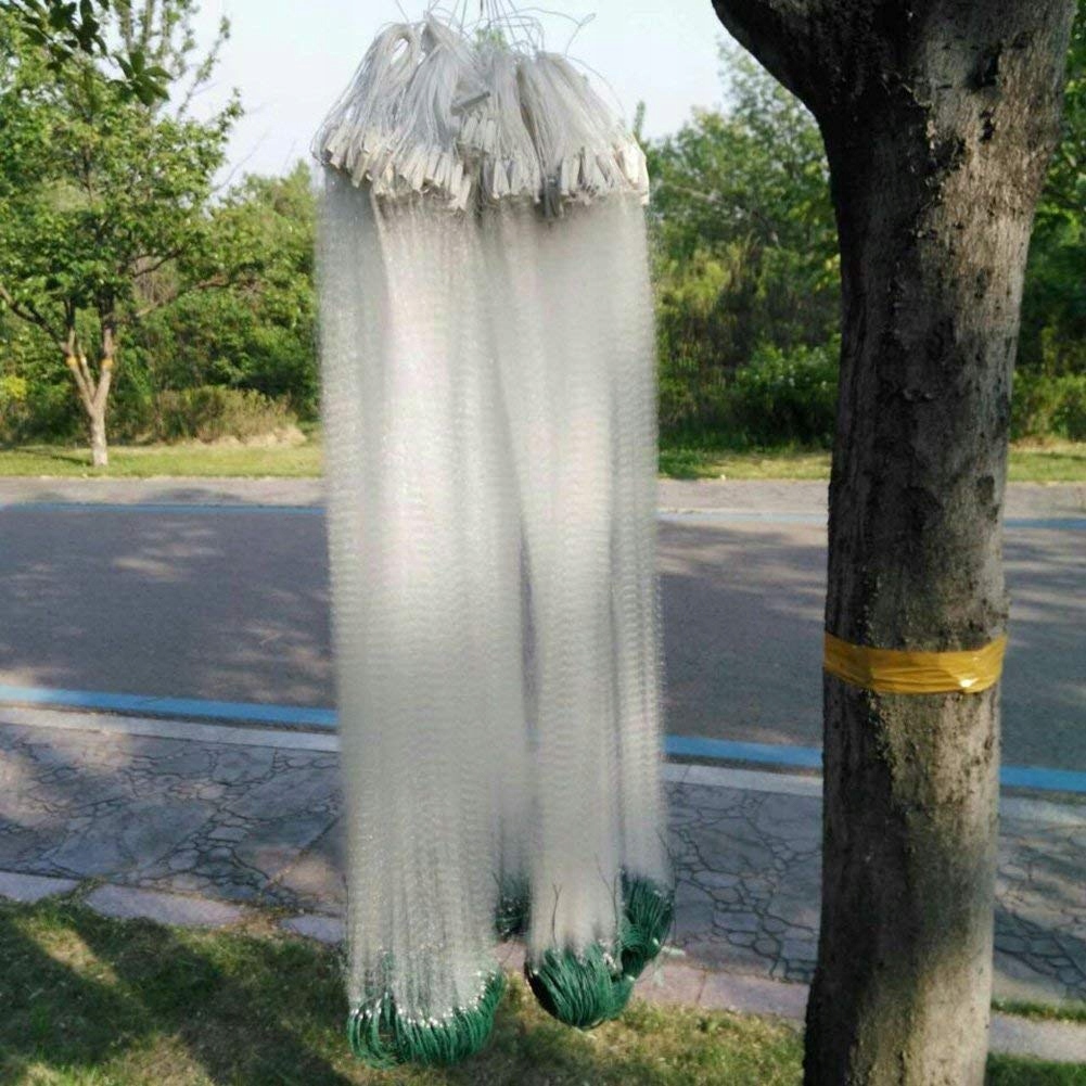 SIEĆ RYBACKA NA RYBY WĘDKARSKI 3 WARSTWY 1.2 X 20M Długość 2000 cm