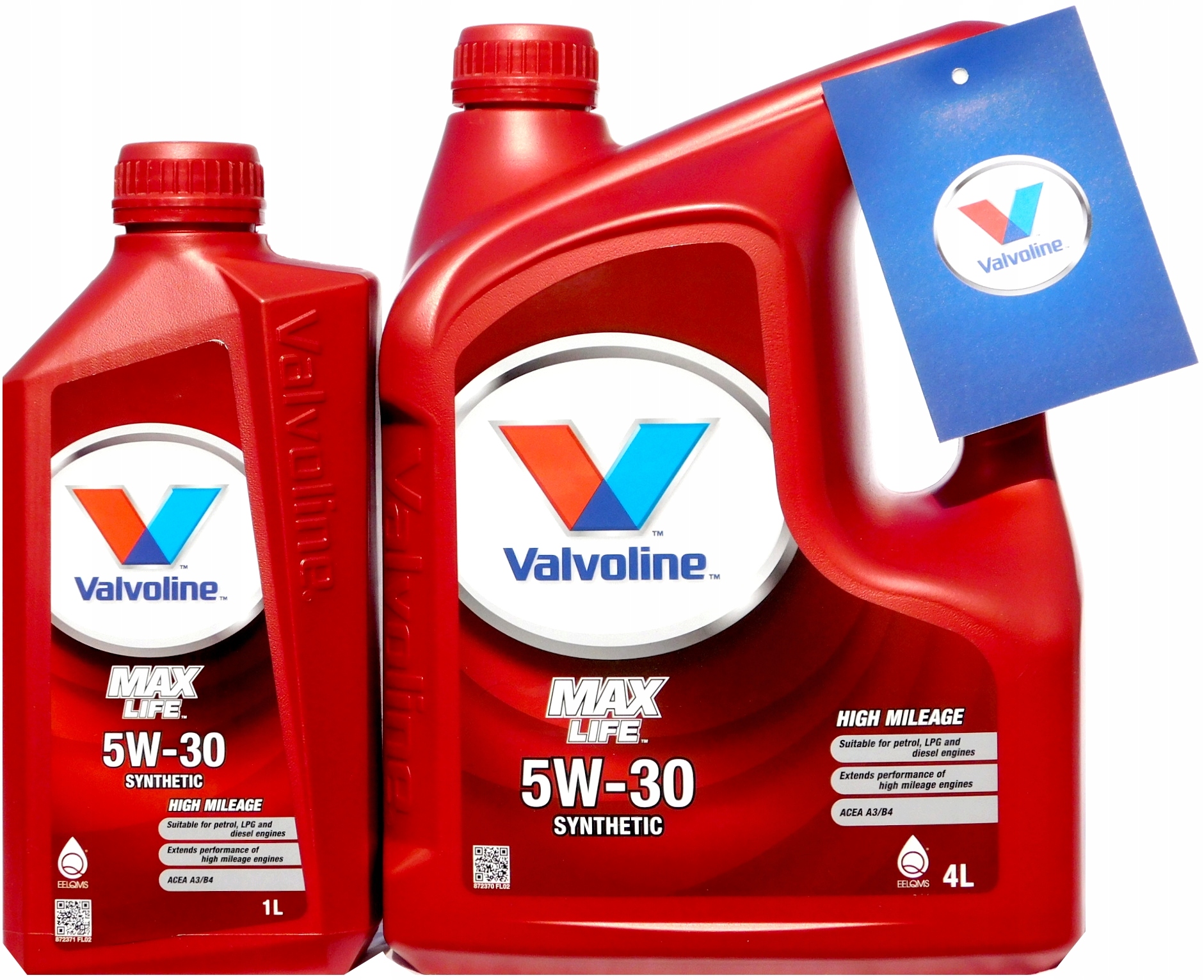 

Valvoline MaxLife 5W30 5L A3/B3 , A3/B4 4L 1L