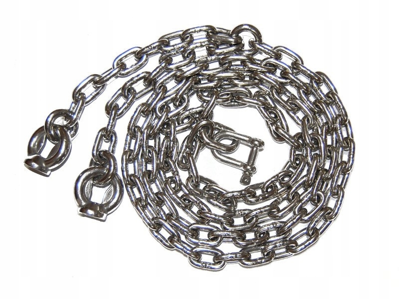 Łańcuch Do Mocowania Huśtawka Wisząca Solidny Łańcuch 1,8m Stal Nierdzewna