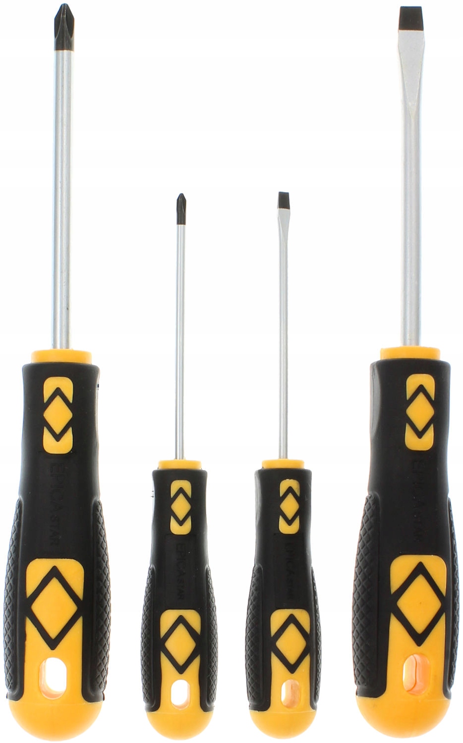 

Zestaw 4 Śrubokrętów Wkrętaków 6" 3" Crv S2