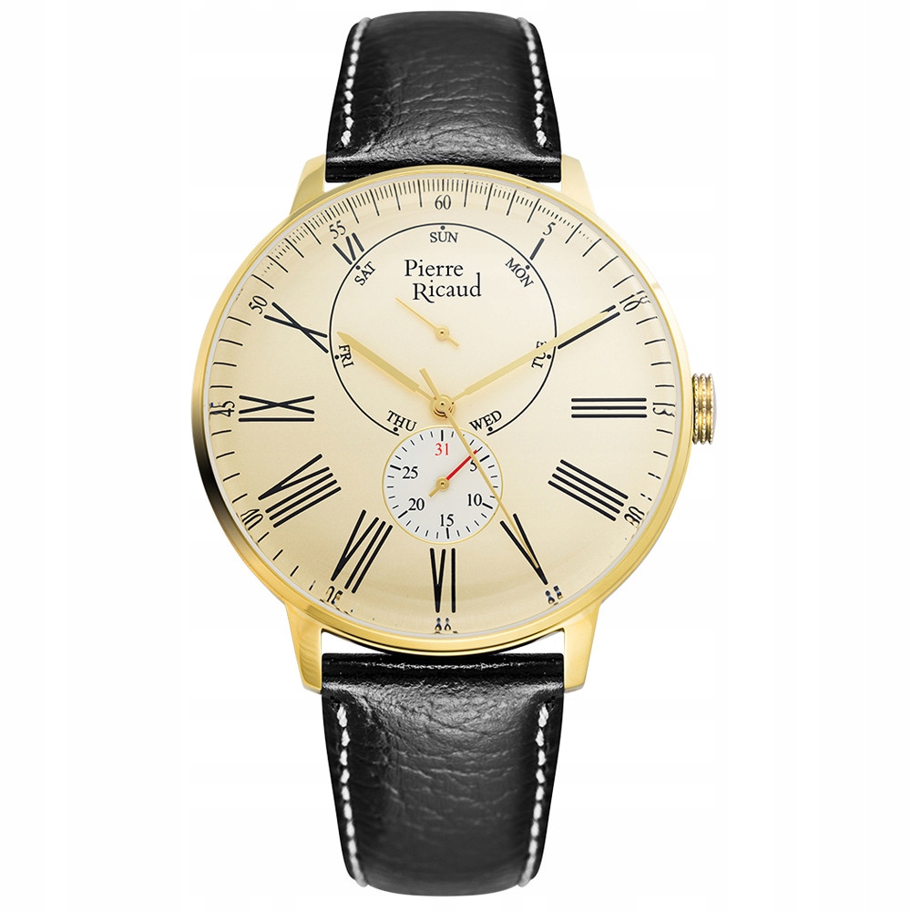 pánské hodinky Pierre Ricaud P97219.1231QF černé
