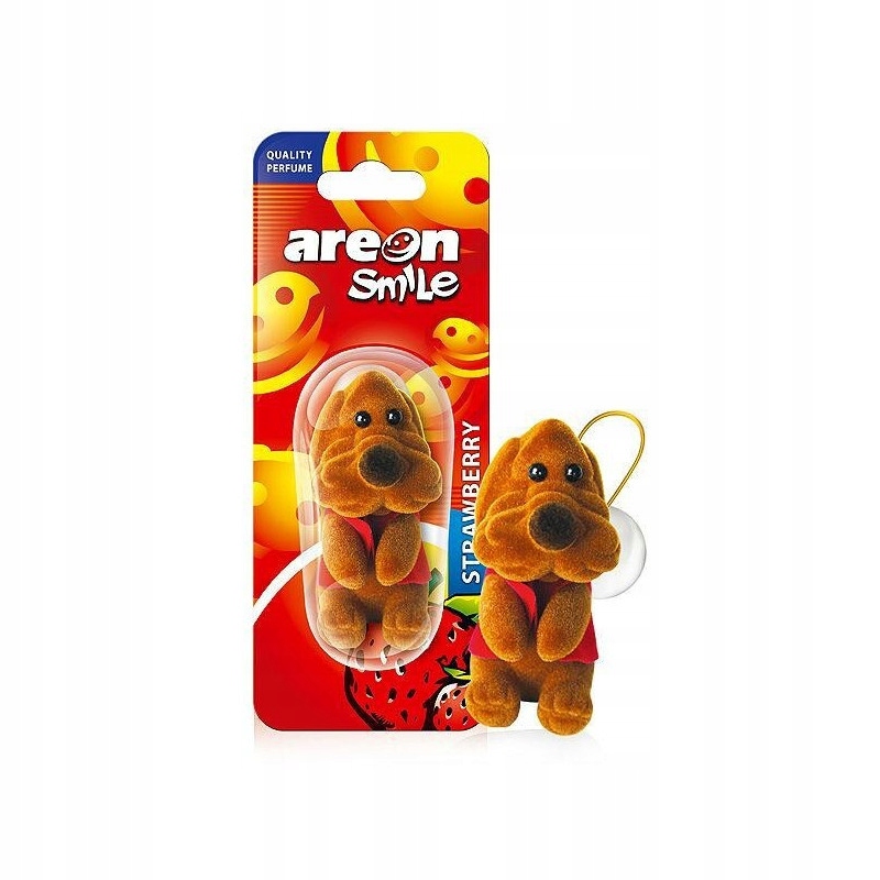ZAPACH SAMOCHODOWY ZAWIESZKA MASKOTKA AREON PIESEK