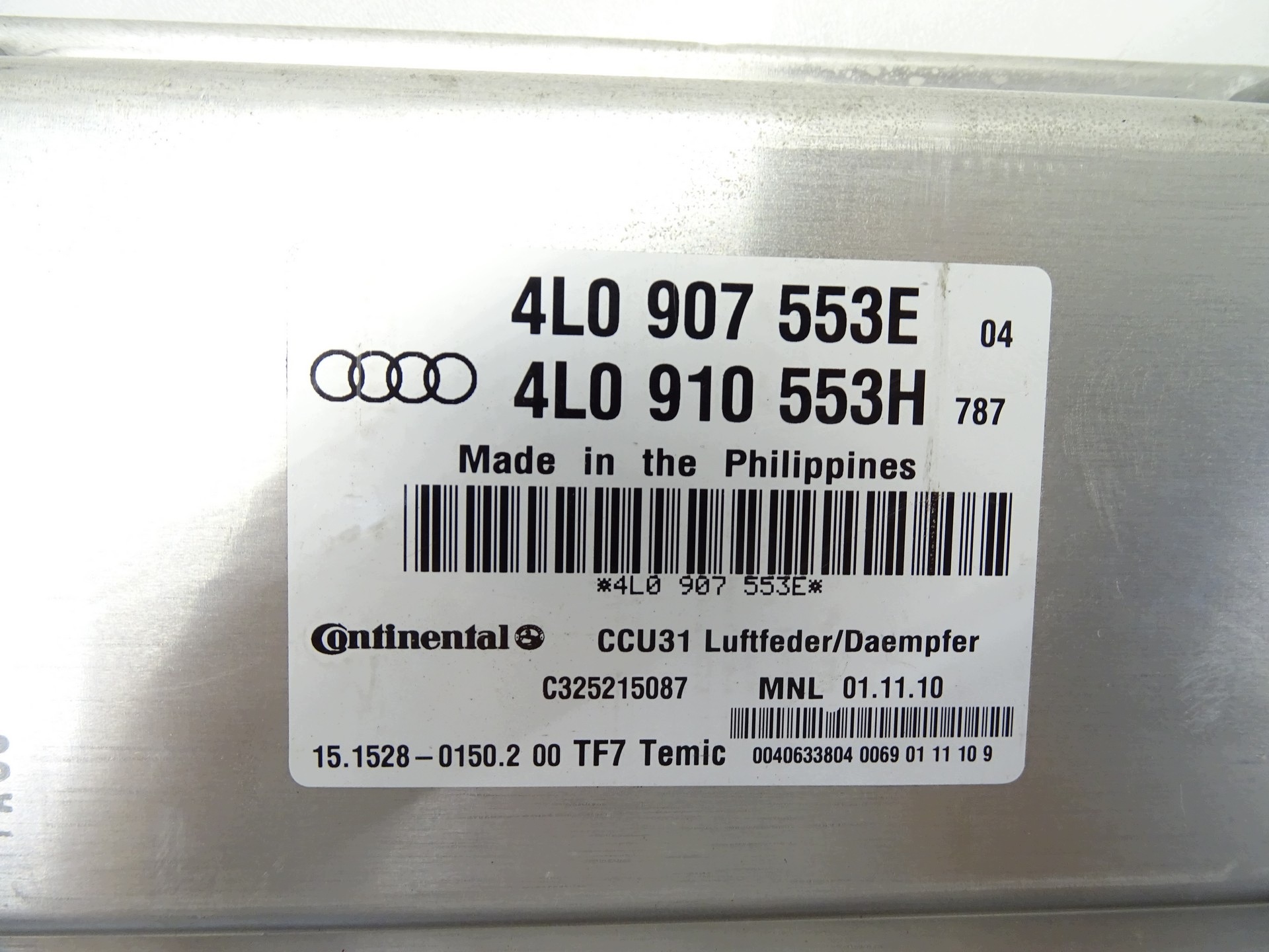 module computer control unit springing AUDI Q7 4L 4L0907553E 4L0910553H
