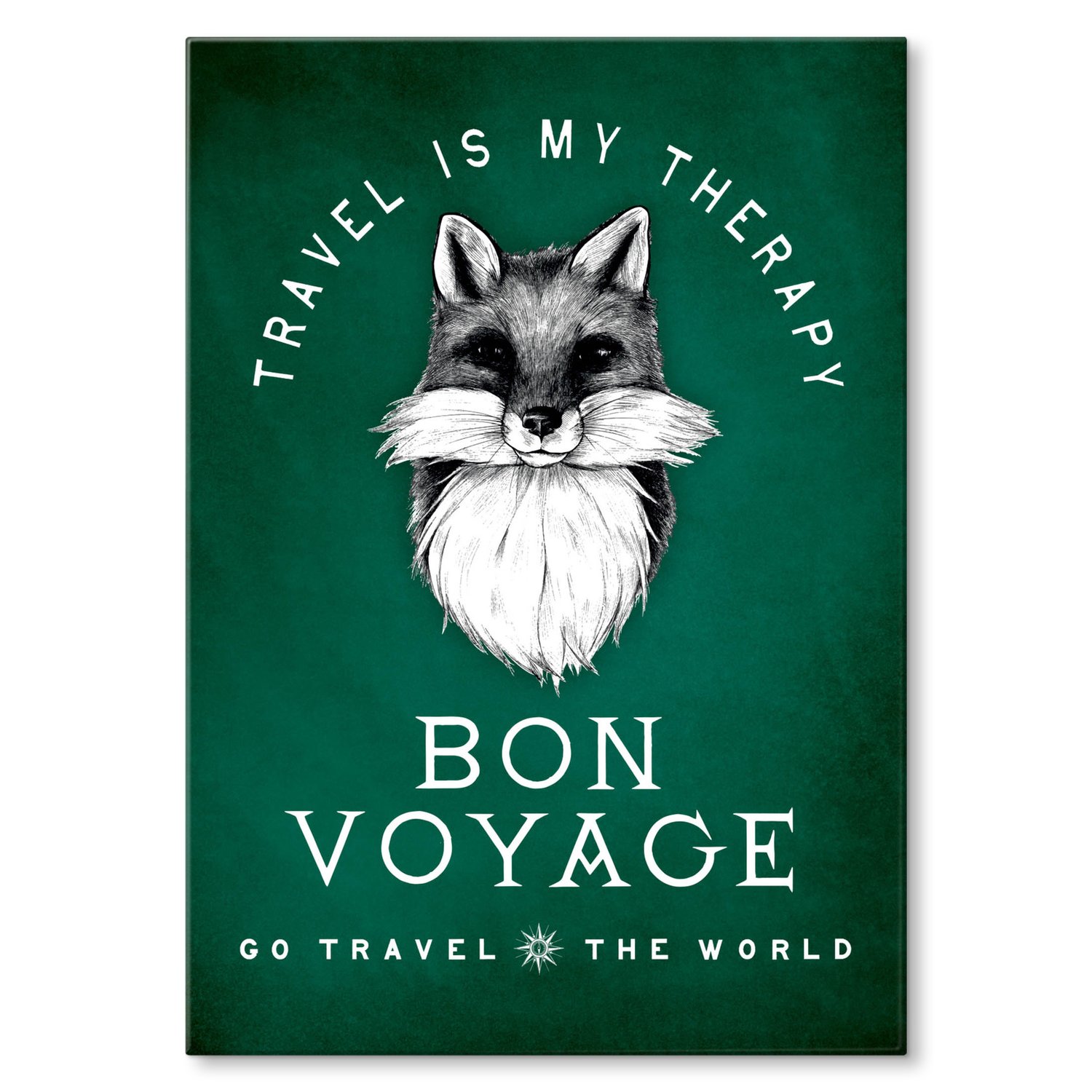 Kovový plakát Travel is my therapy Dárek 42 x 59 cm