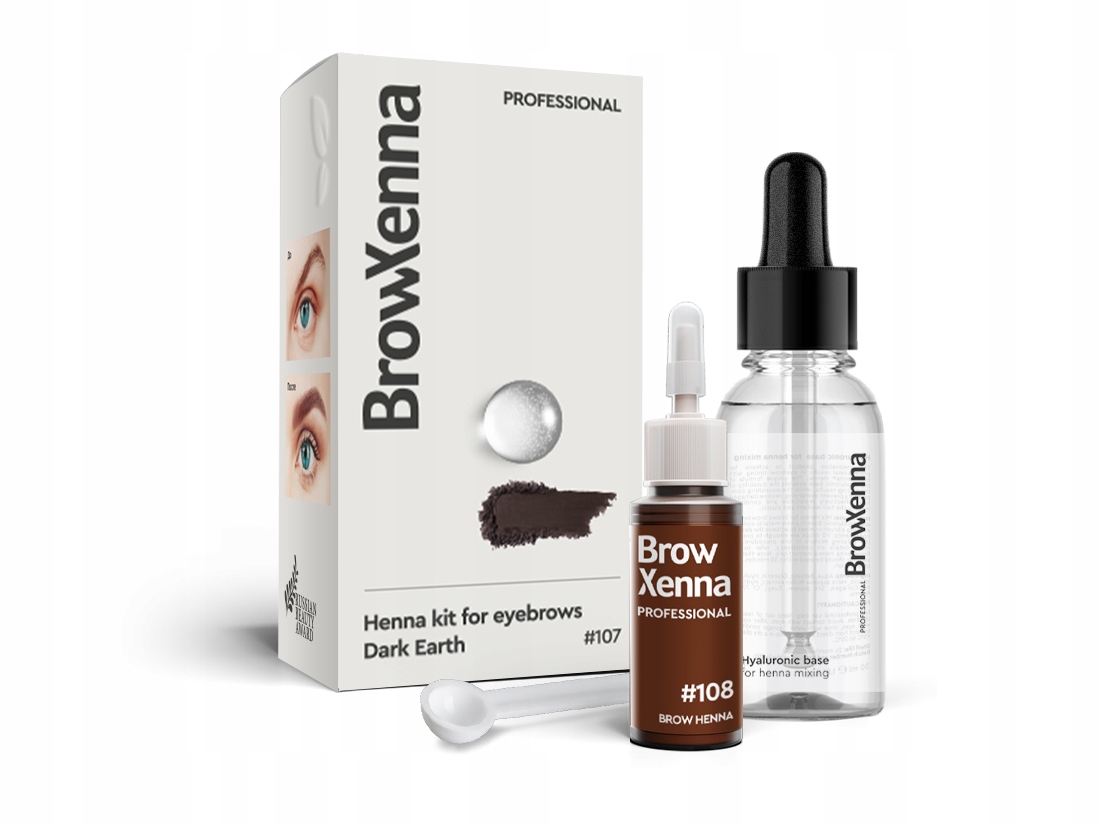 Sada Henna pudrová BrowXenna Henna Kit 108 Wood Wine