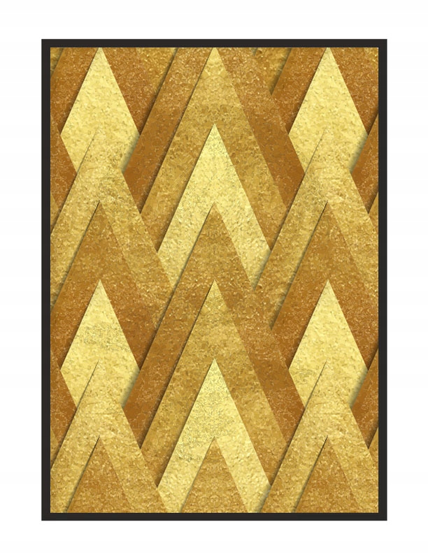 

Obraz Plakat W Ramie 53x73 cm Złoto P1088