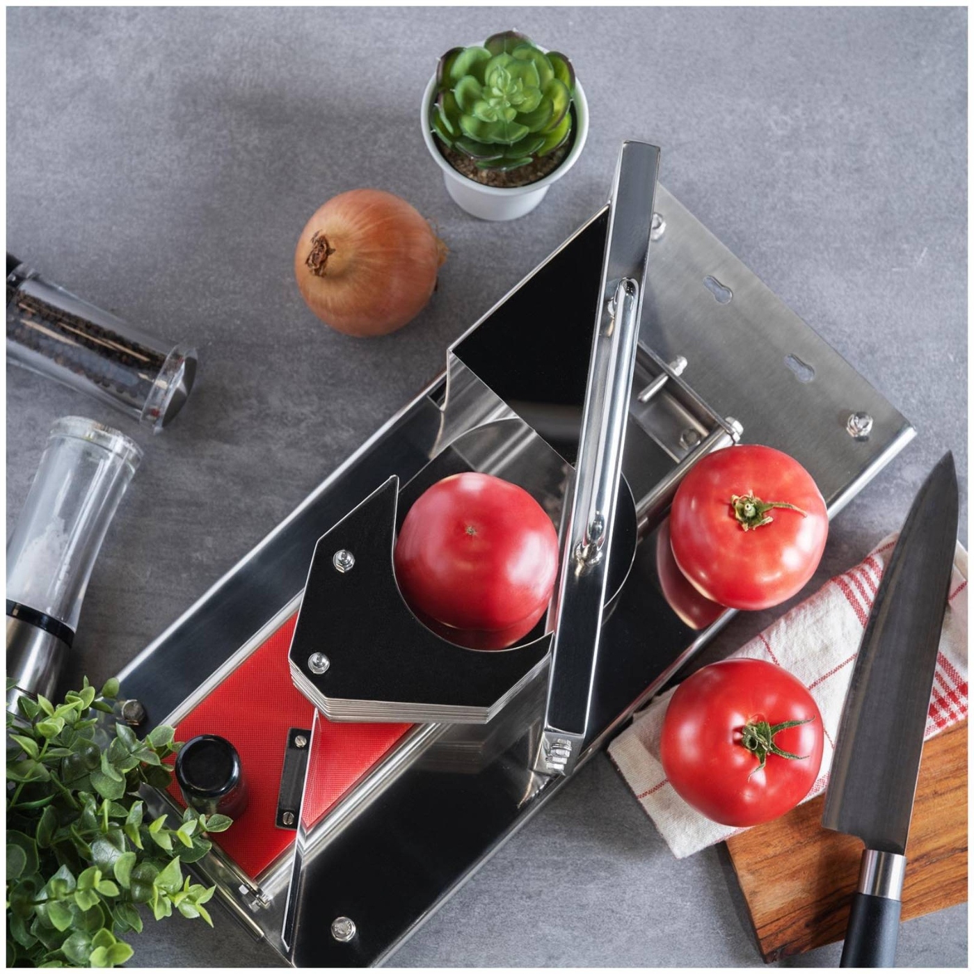 KRAJALNICA DO POMIDORÓW W PLASTRY 5,5mm OSTRY NÓŻ Model RCTC-5