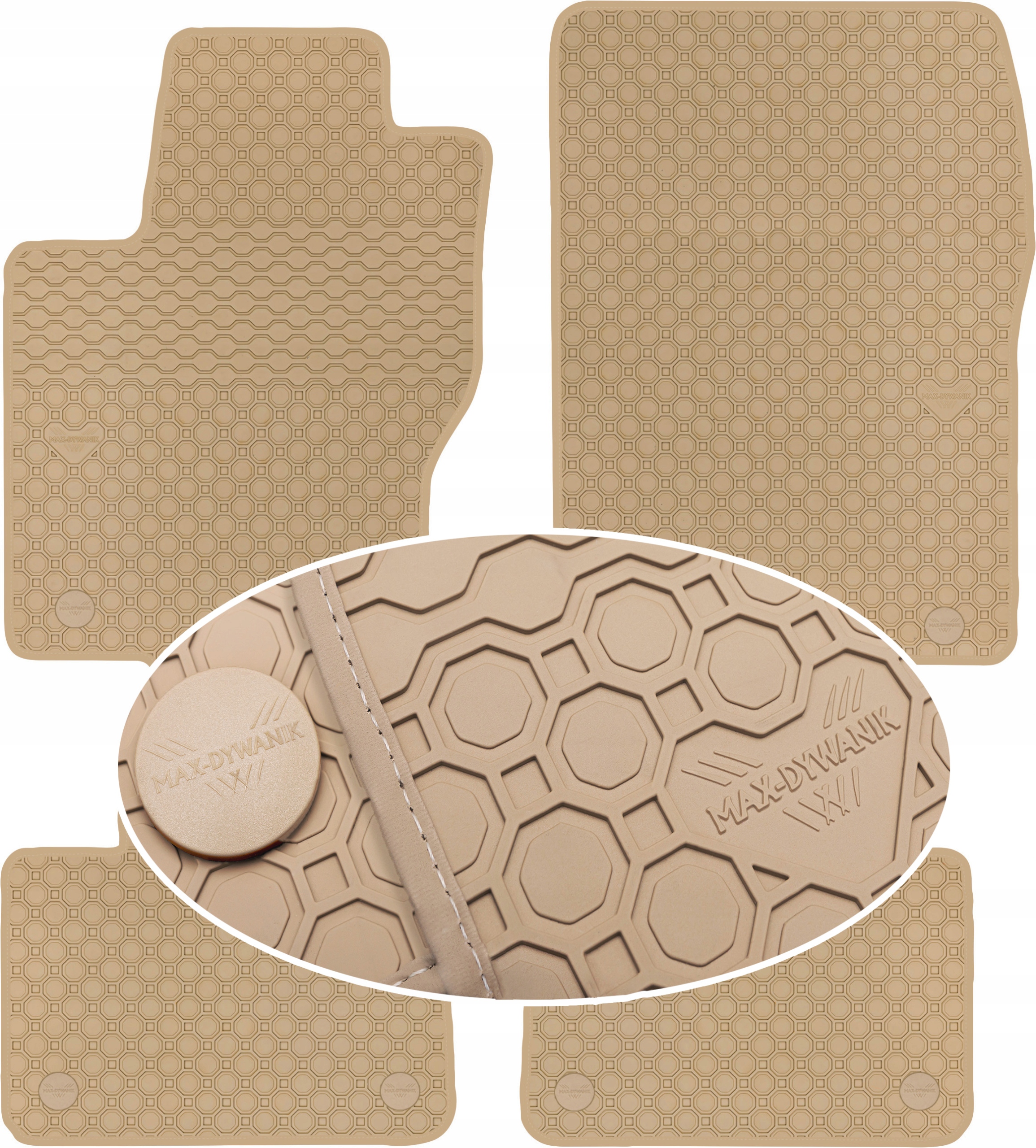 Mercedes ML W166 2011-2015 Koberce Béžové