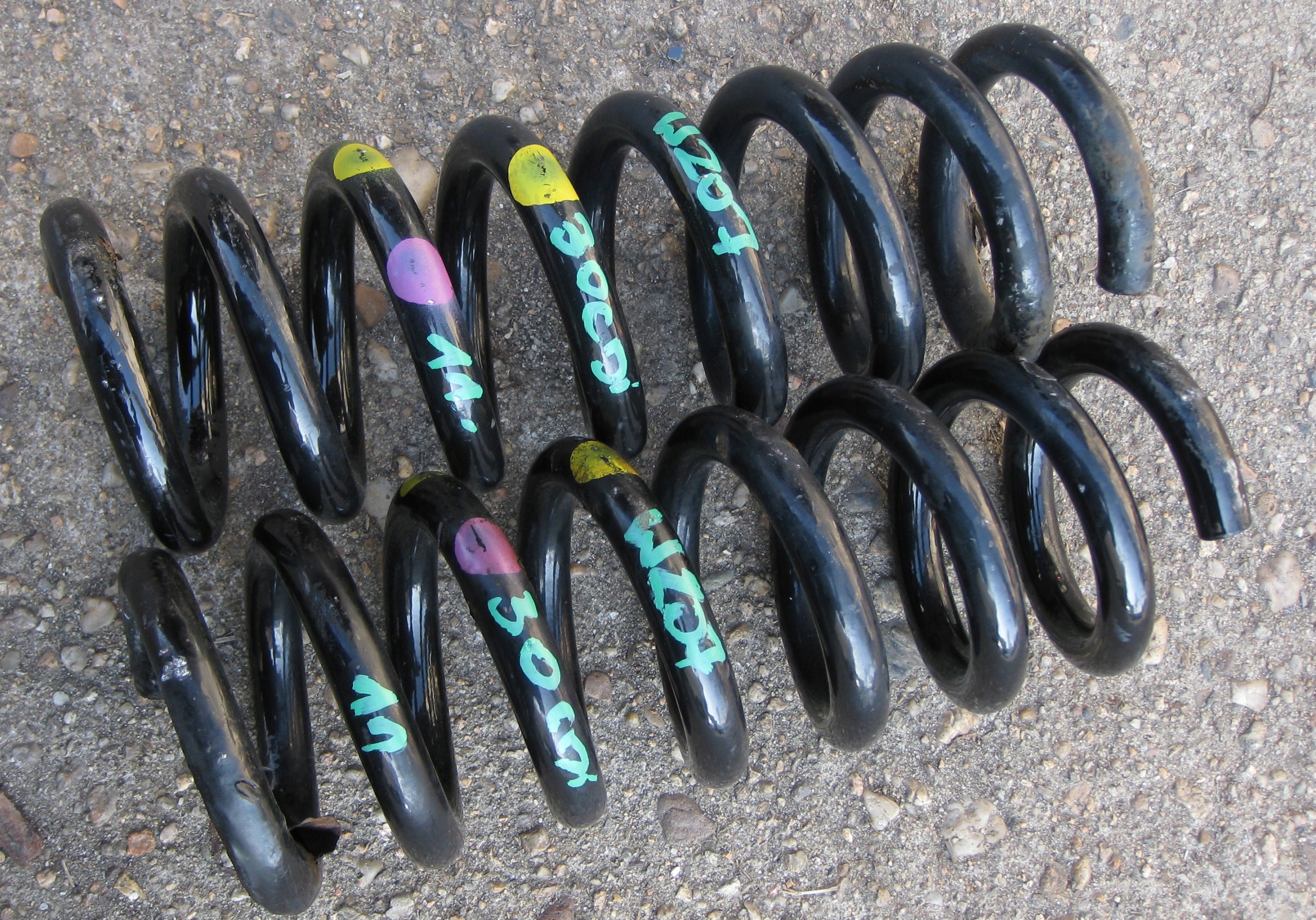 MERCEDES W207 3.0 CDI 11R springs springing rear part KOMPLET