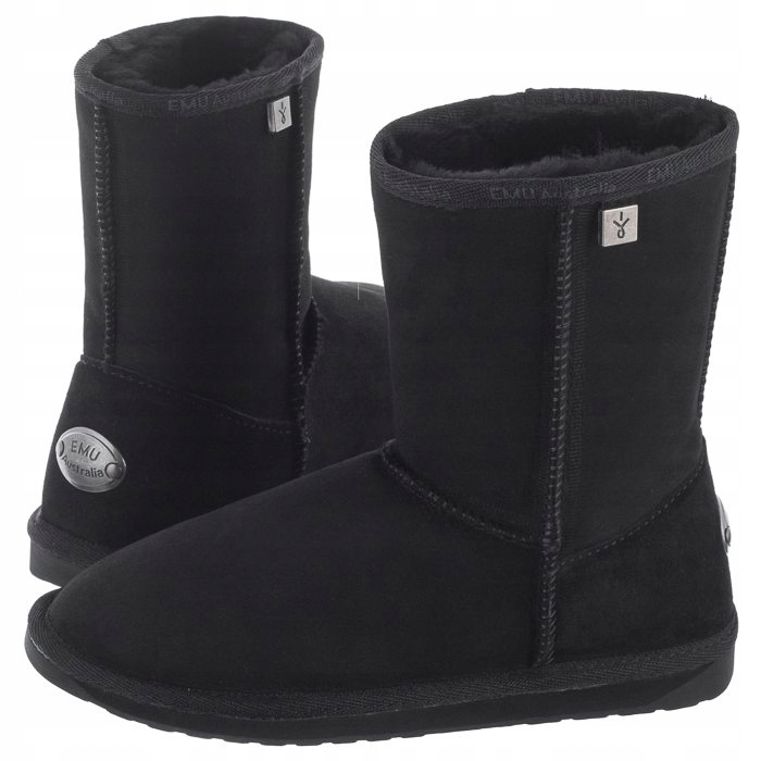 Dámské zimní boty Emu Platinum Stinger Slim Lo Black WP20002 Černé