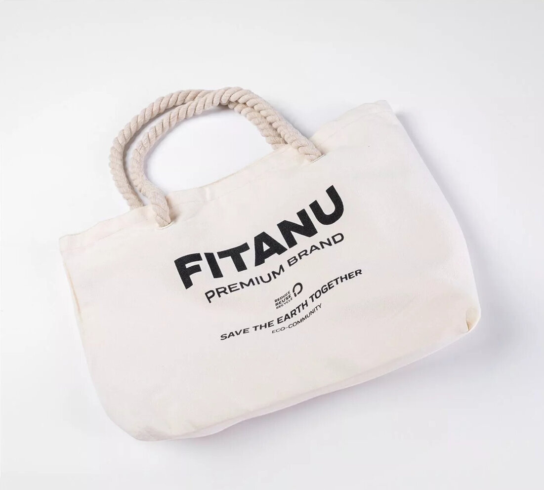Nákupná Taška Z Bavlneného Fitanu Eco Bag, Rozmery 34 X 30 CM