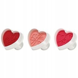 

Stemple do ciasteczek walentynkowych Serca 3 szt