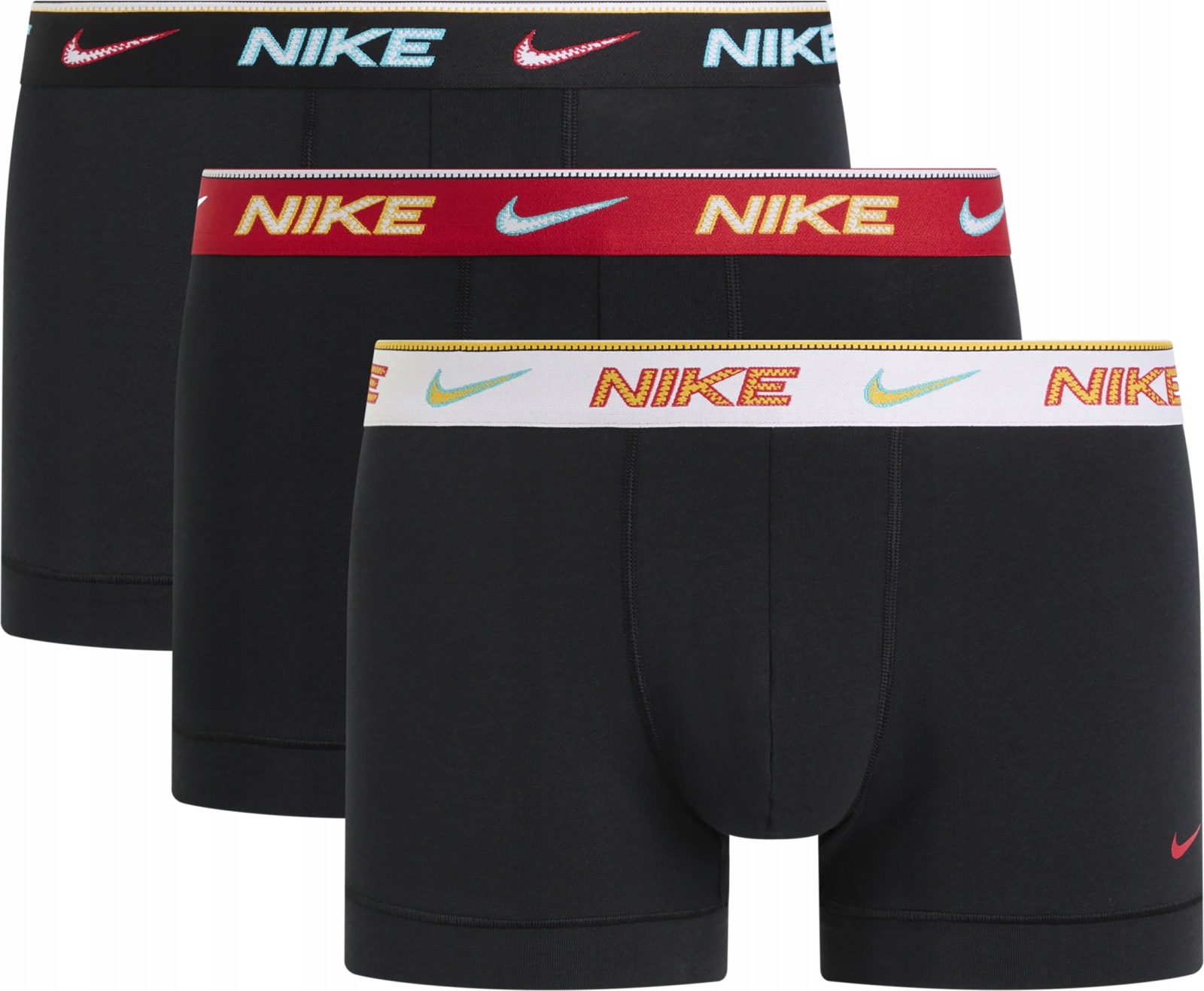 Boxerky, tangá, slipy Nike Essntial Cotton Strc Trunk 3PK