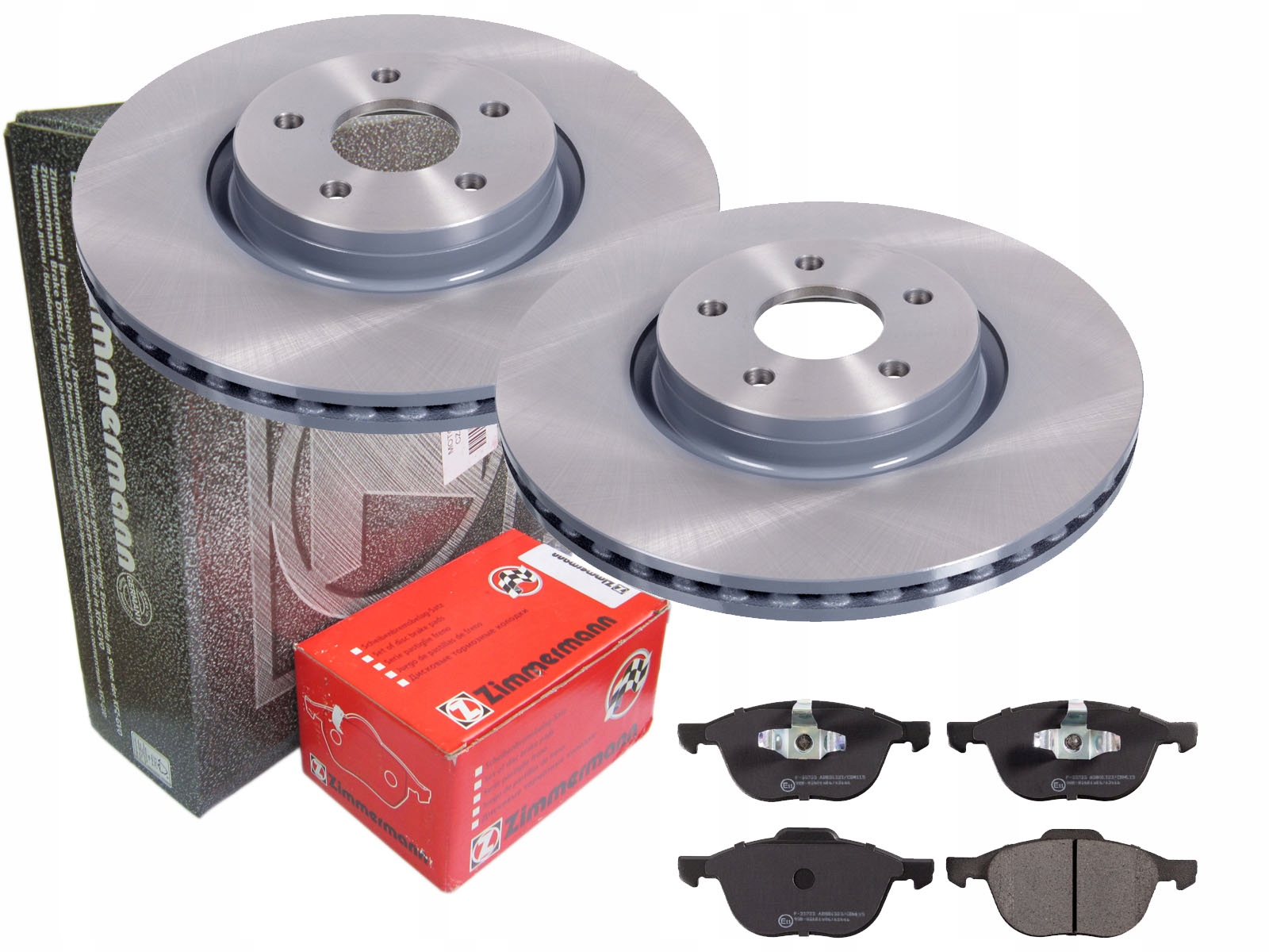 ДИСКИ КОЛОДКИ ZIMMERMANN ПЕРЕДНІ FORD FOCUS MK3 ST