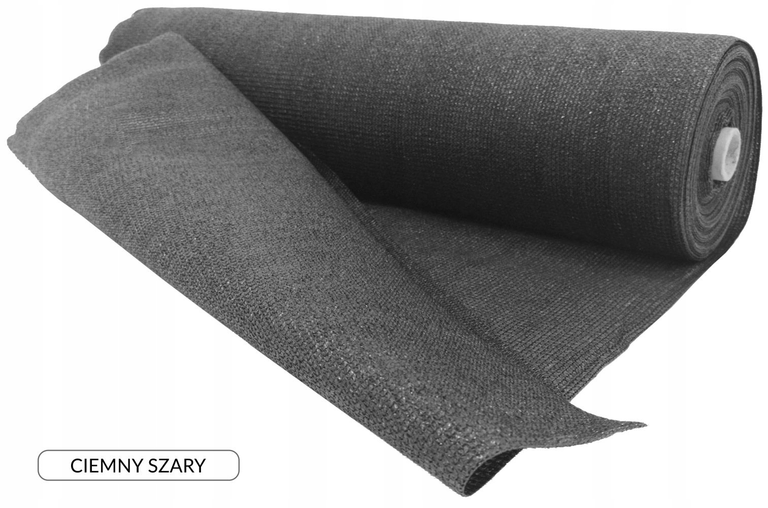 SIATKA CIENIUJĄCA MASKUJĄCA 90% OGRODZENIE 1,5x10m + OPASKI ZACISKOWE SZARA Długość 10 m