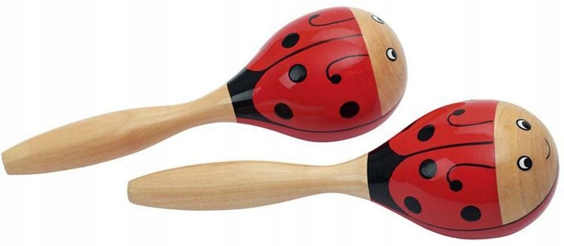 Marakas 2 szt instrument muzyczny grzechotka Biedronka Goki