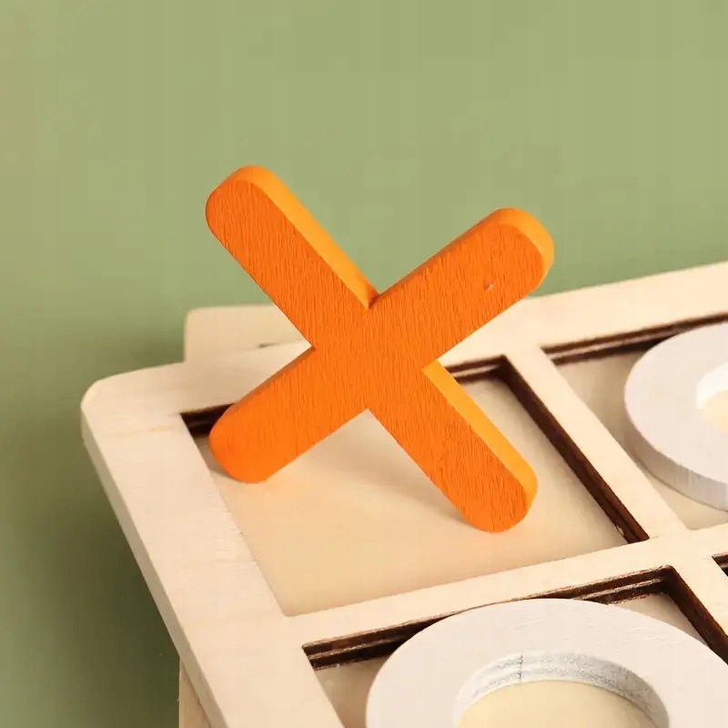 GRA DREWNIANA PLANSZOWA KÓŁKO I KRZYŻYK Marka HG