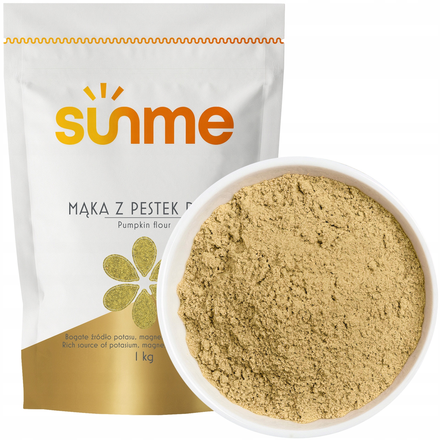 3x Sunme Dýňová mouka 1 kg