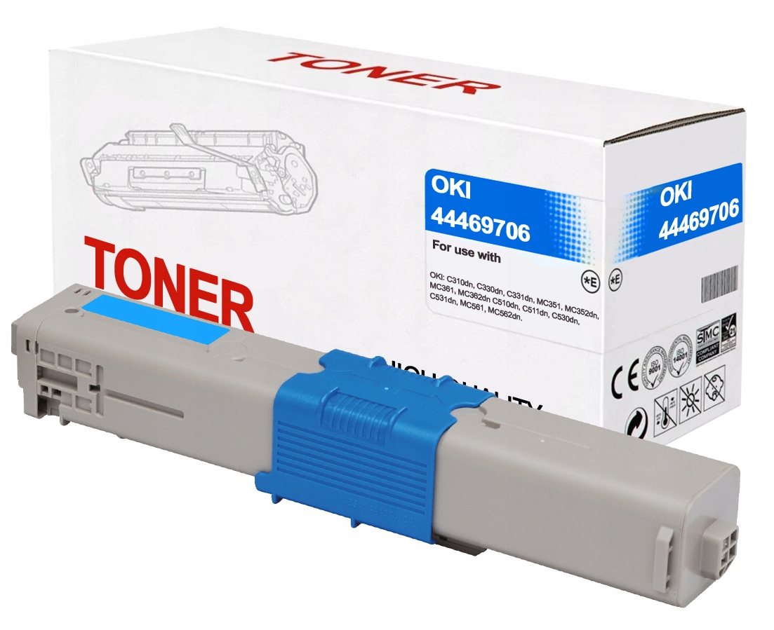 

Toner do Oki C510dn C511dn C530dn C531dn Niebieski