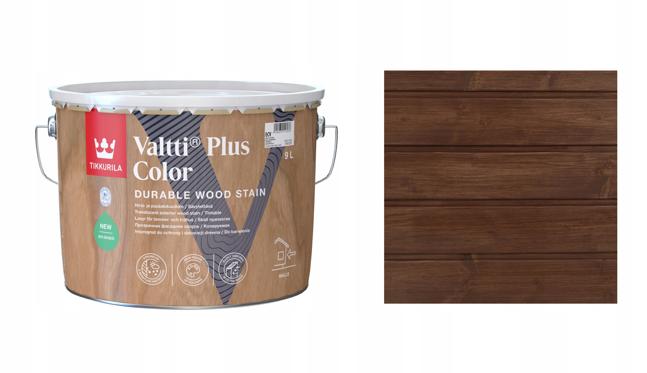 Tikkurila Valtti Plus Barva 9L 238A Ruby Tiger Rychleschnoucí Impregnace