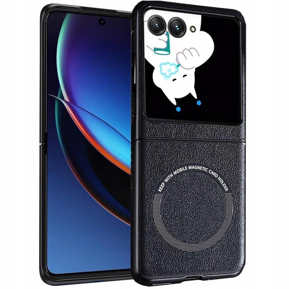 Etui do Motorola Razr 50 Ultra, Leather Hybrid do MagSafe, Obudowa