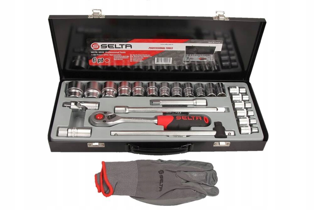Selta Sada Nářadí 1/2", Šestihranná, 24 Dílná