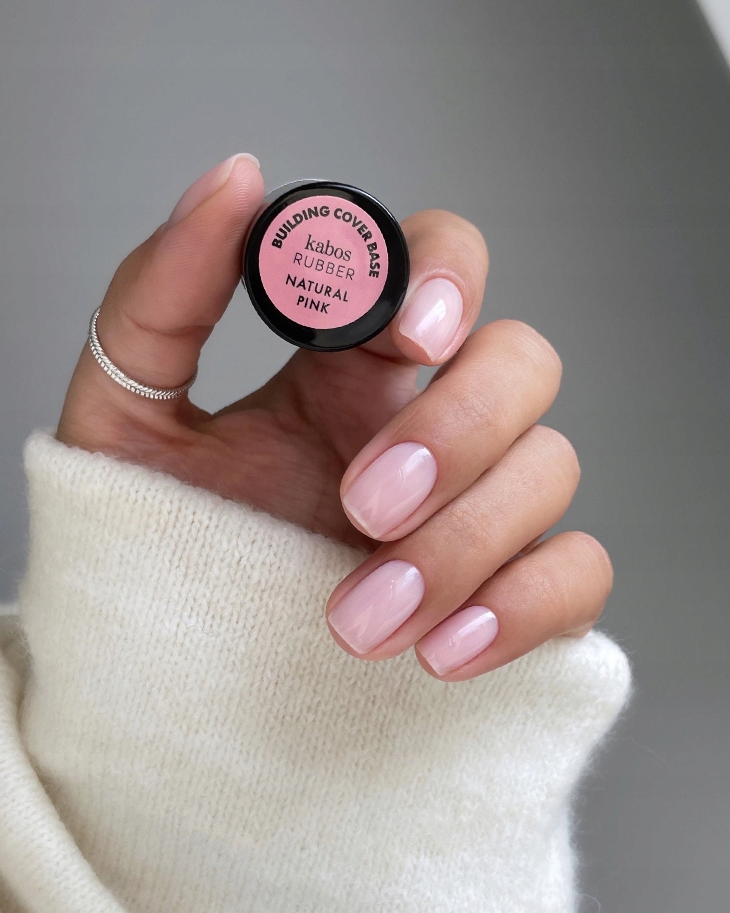 Kabos Natural Pink 8ml baza kauczukowa Rubber Building Cover Base Marka Kabos