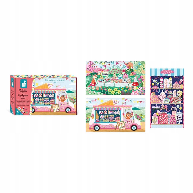 Zestaw kreatywny Mozaika Urocze naklejki Słodkości dla dzieci 7 lat+, Janod Kod producenta J09105