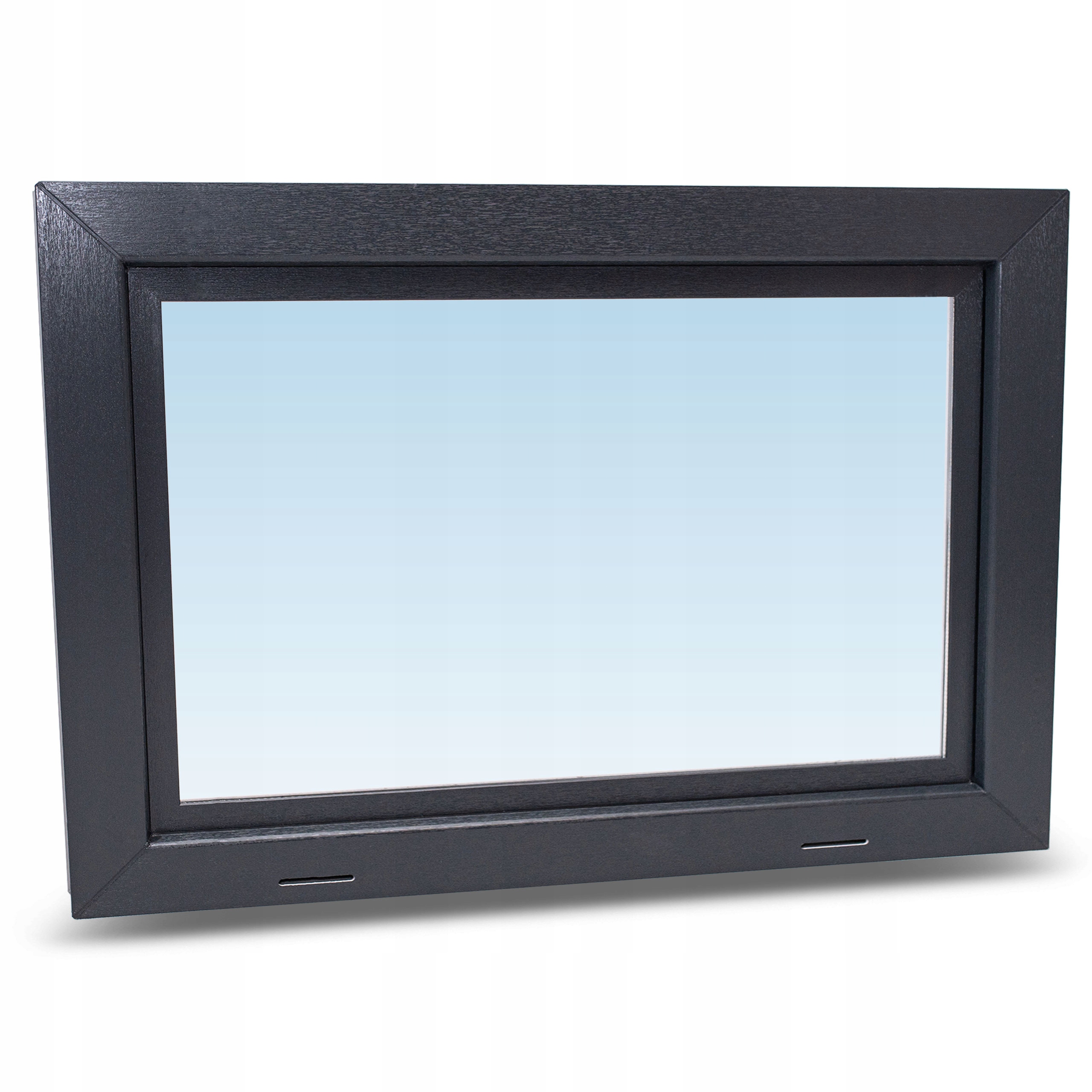 Pivné Okno Pvc 70x50 Hospodárske Garážové Eko Sklopné 700x500 Antracit