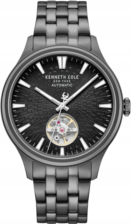 Zegarek męski Kenneth Cole KCWGY0098006 grafitowy klasyczny open heart