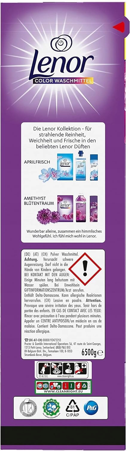 Proszek do prania kolorów Lenor 6 kg Marka Lenor