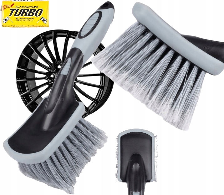 Szczotka Detailingowa Do Mycia Czyszczenia Felg Kół Kołpaków Opon * 26CM *