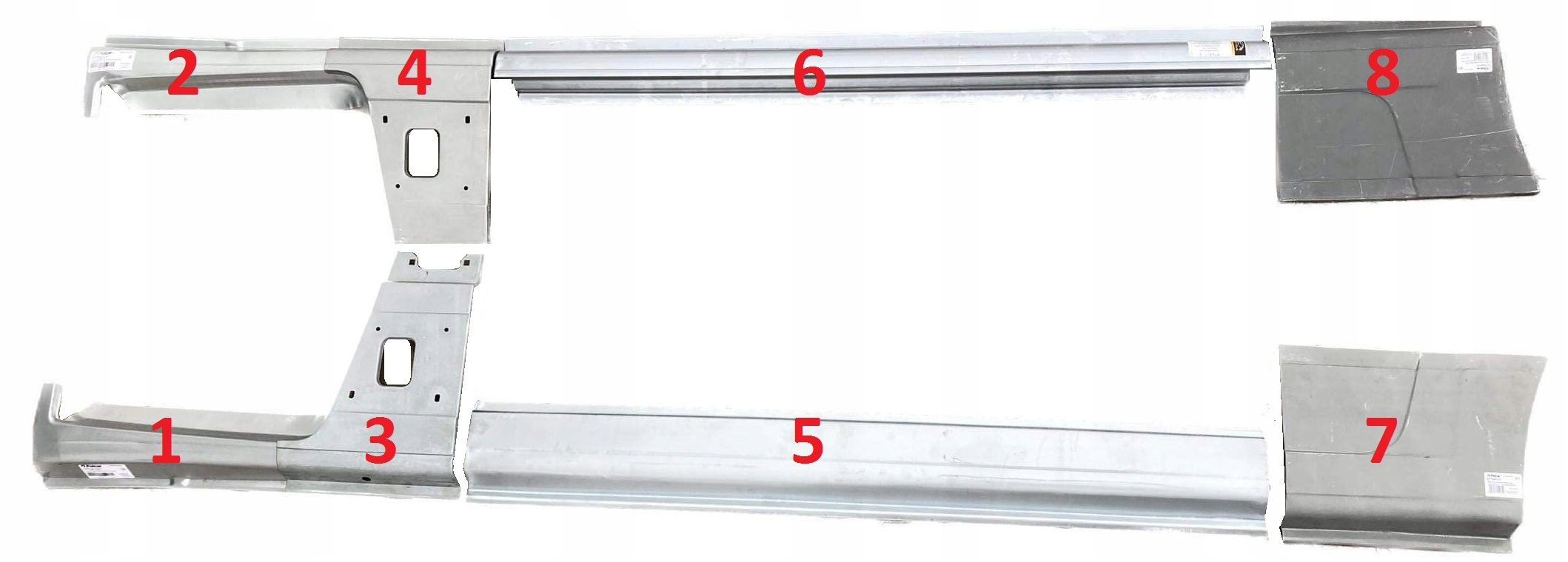 ZEST. PROGI REP POSZYCIE DUCATO JUMPER 06- ŚREDNI Producent części Polcar