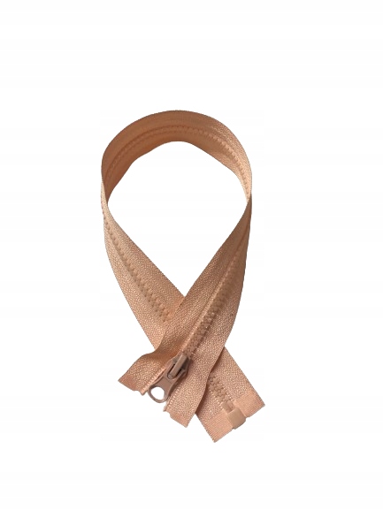 Zamek Suwak Rozdzielczy Kostka 40cm Brzoskwiniowy