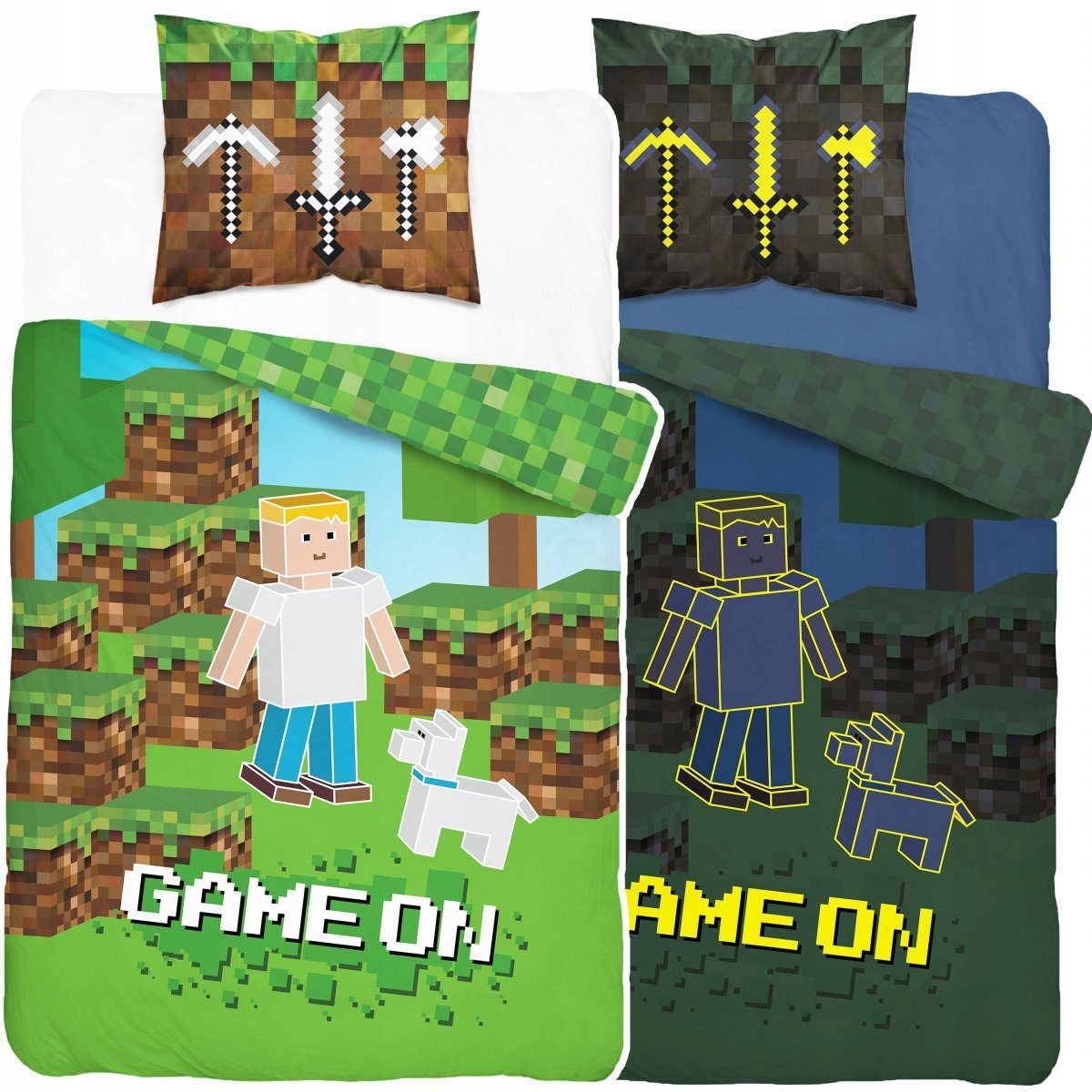 

Pościel Game On 160x200 cm dla fana gry Minecraft