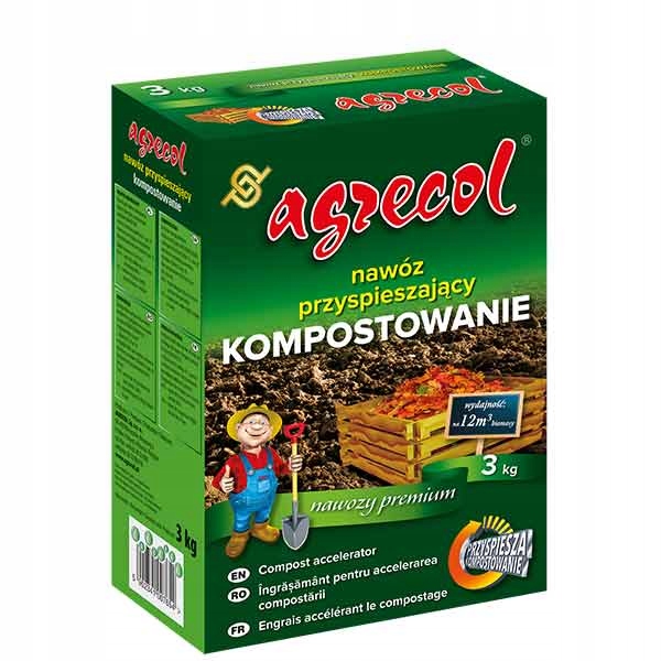 

Nawóz przyspieszający kompostowanie Agrecol 3kg