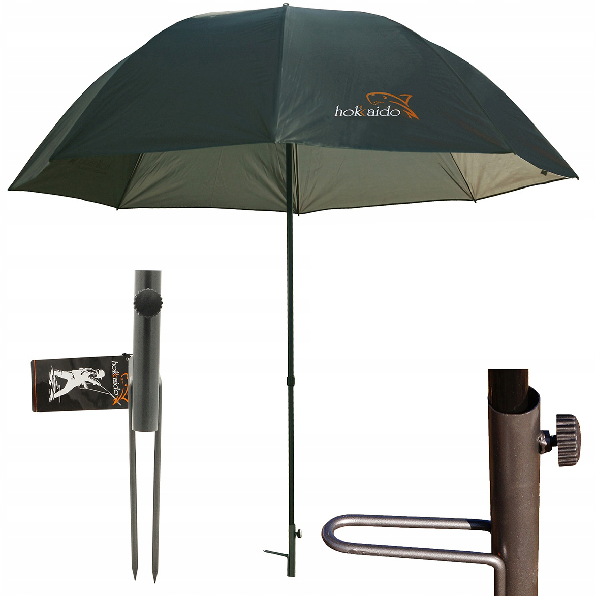 

Solidny Parasol Wędkarski Regulowany Z Podstawą