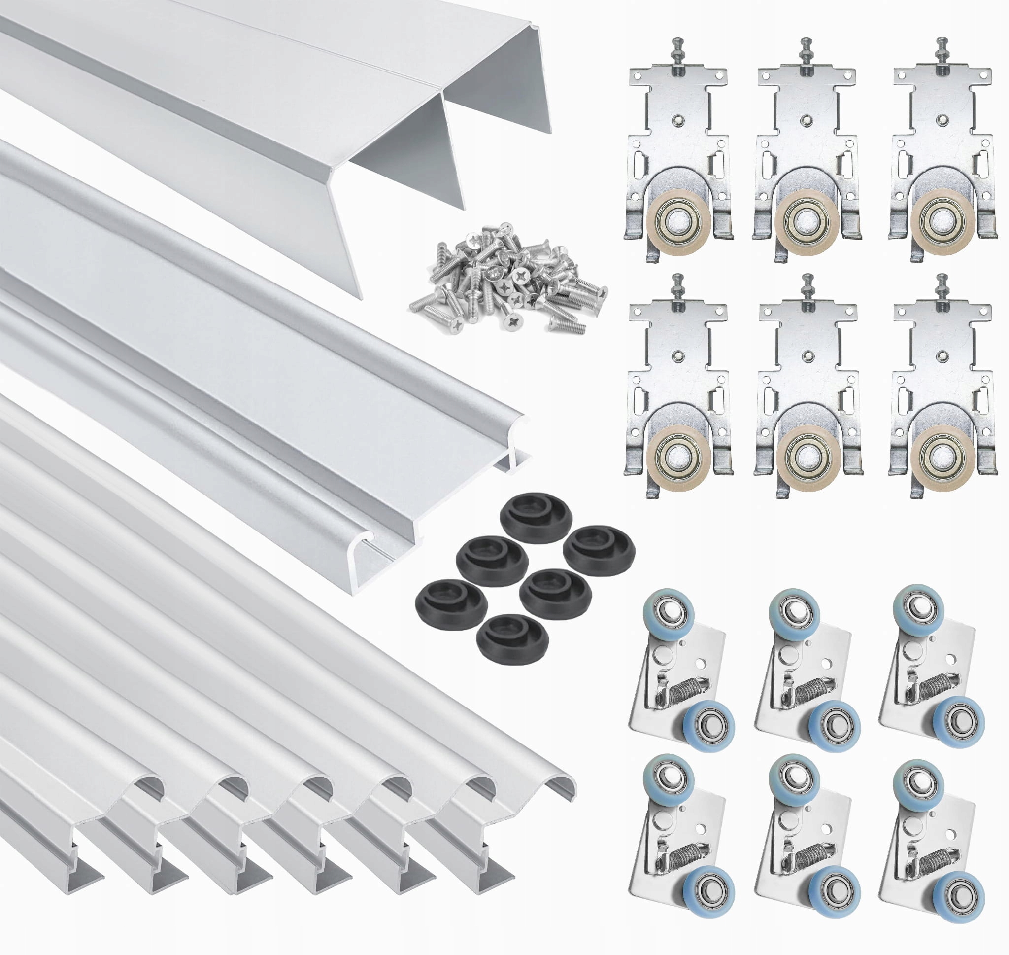 

Drzwi przesuwne zestaw okuć szerokość 3m 3 drzwi