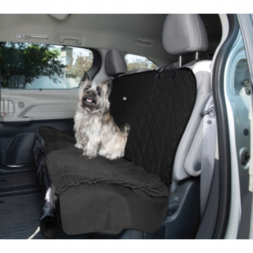 Levně Dirty Dog Pokrovíc auto na zadní sedadlo 148x136cm Černá