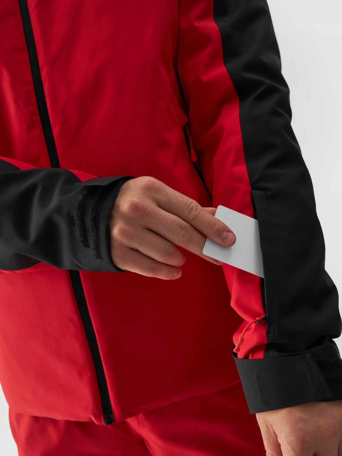 Kurtka męska zimowa narciarska 4F 4FWAW24TTJAM579 czerwony rozmiar XXL