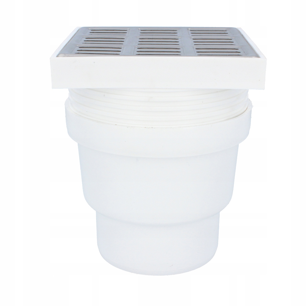 

Kratka odpływowa ściekowa dolna metalowa 15x15x11